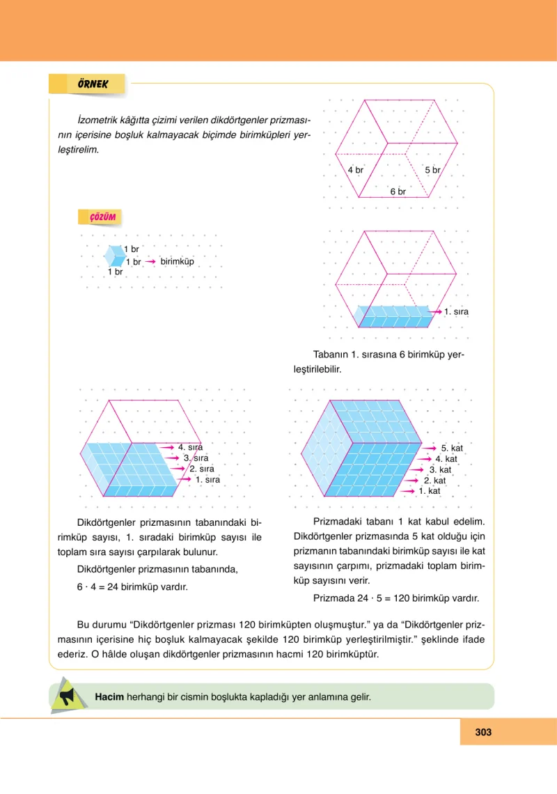 6. Sınıf Matematik Ders Kitabı Cevapları Doğa Yayınları Sayfa 303