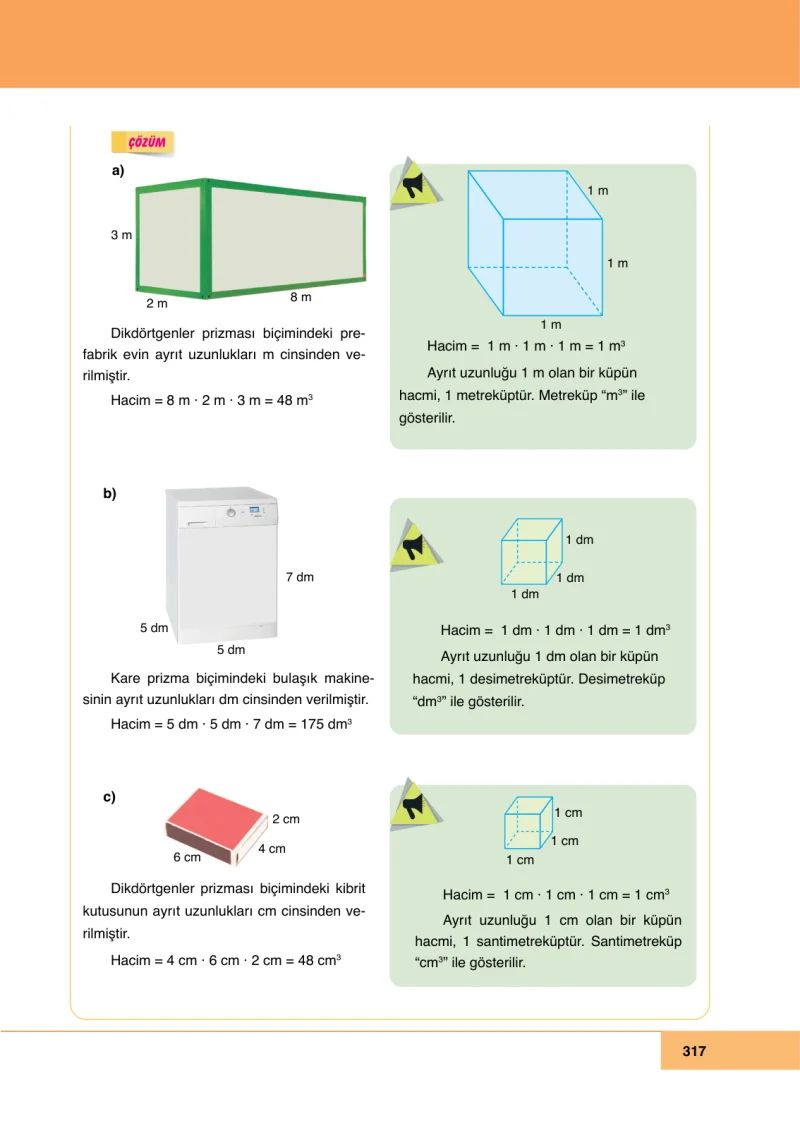 6. Sınıf Matematik Ders Kitabı Cevapları Doğa Yayınları Sayfa 317