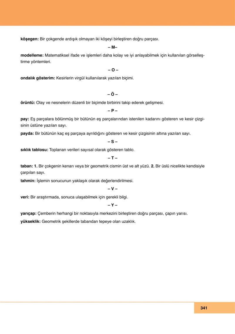 6. Sınıf Matematik Ders Kitabı Cevapları Doğa Yayınları Sayfa 341