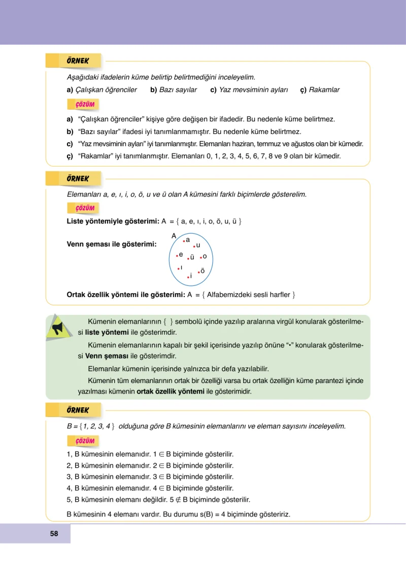 6. Sınıf Matematik Ders Kitabı Cevapları Doğa Yayınları Sayfa 58
