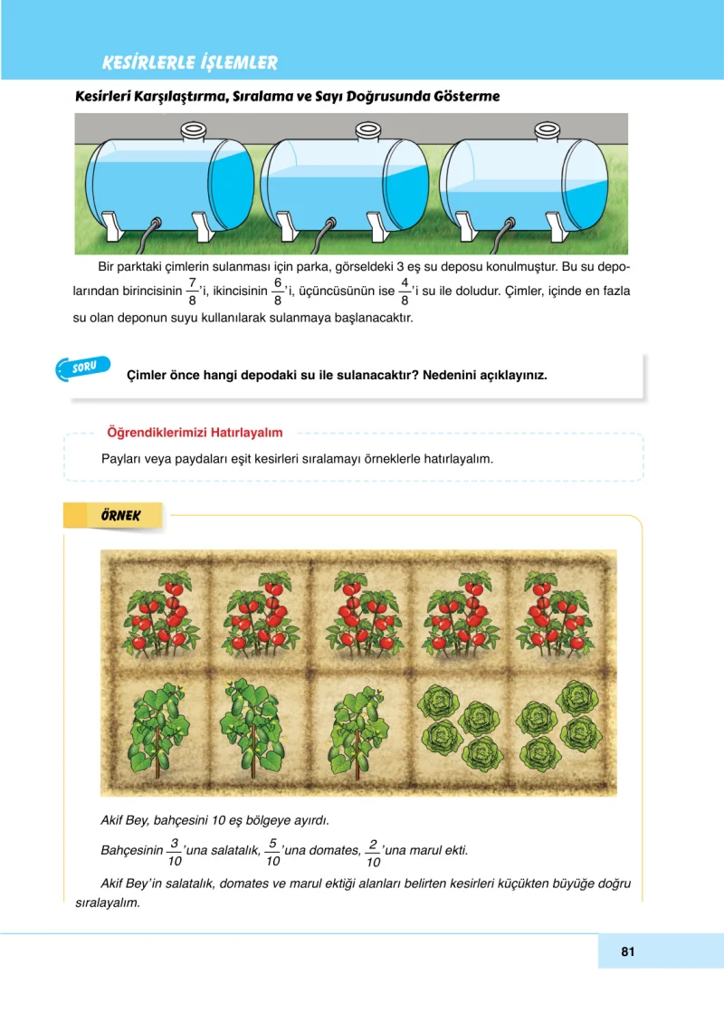 6. Sınıf Matematik Ders Kitabı Cevapları Doğa Yayınları Sayfa 81