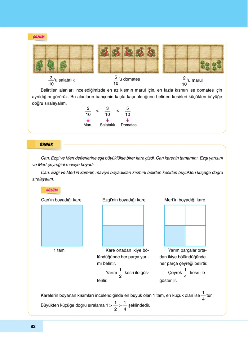 6. Sınıf Matematik Ders Kitabı Cevapları Doğa Yayınları Sayfa 82