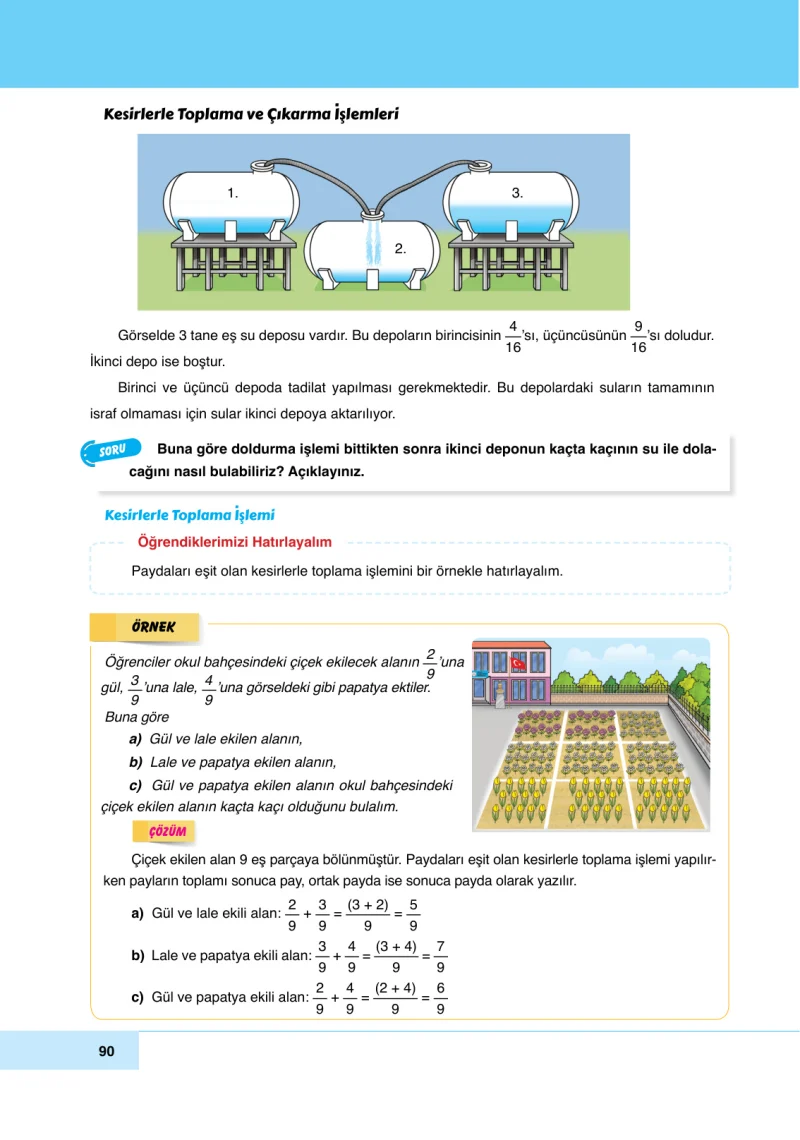 6. Sınıf Matematik Ders Kitabı Cevapları Doğa Yayınları Sayfa 90