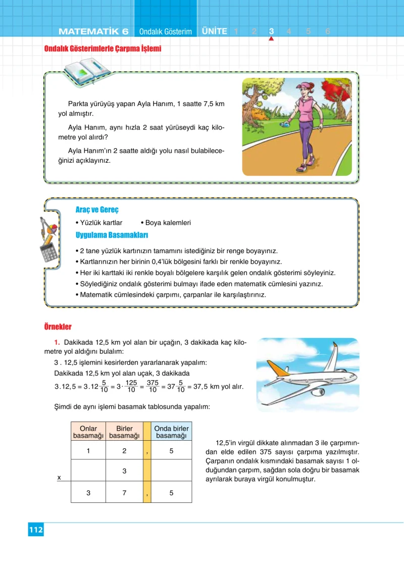 6. Sınıf Matematik Ders Kitabı Cevapları Koza Yayınları Sayfa 112