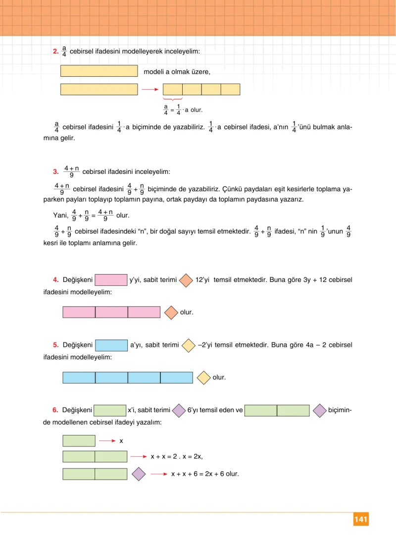 6. Sınıf Matematik Ders Kitabı Cevapları Koza Yayınları Sayfa 141