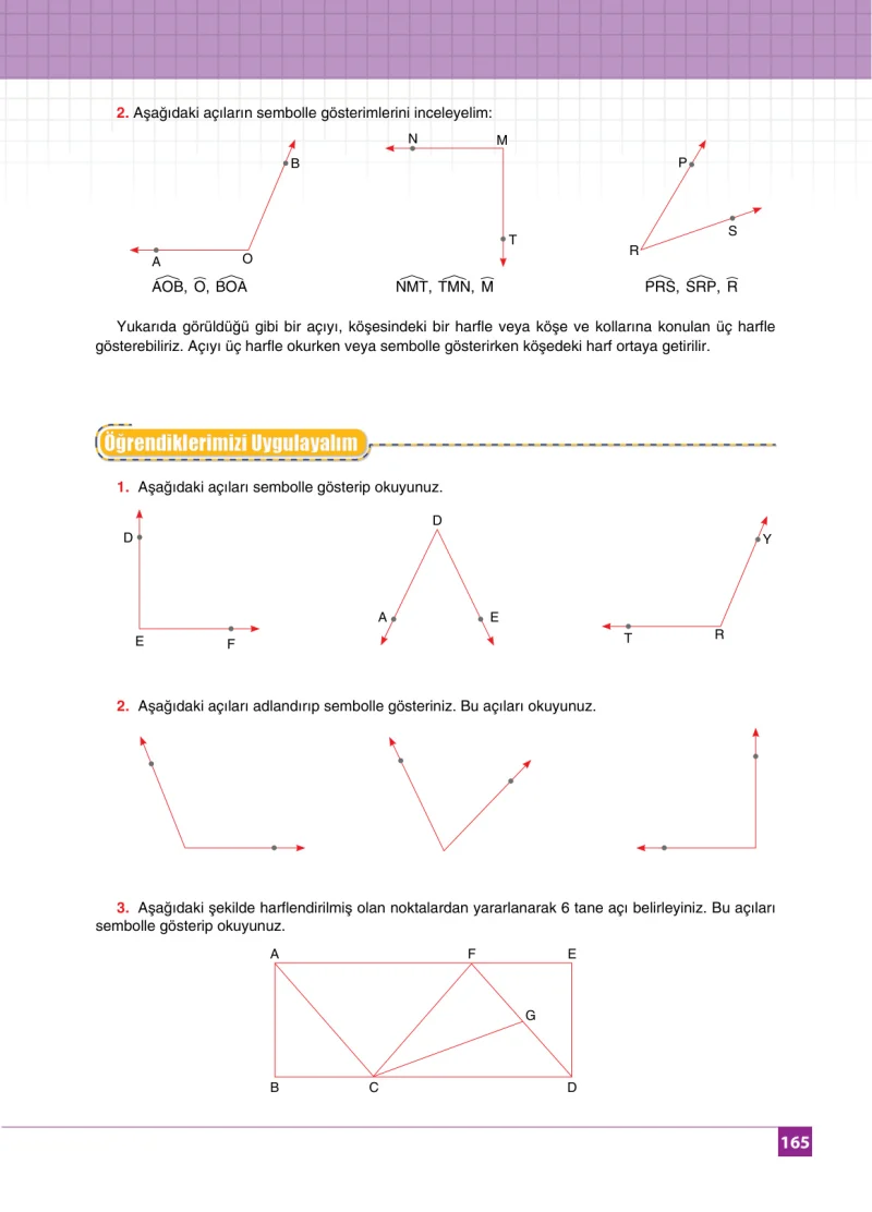 6. Sınıf Matematik Ders Kitabı Cevapları Koza Yayınları Sayfa 165