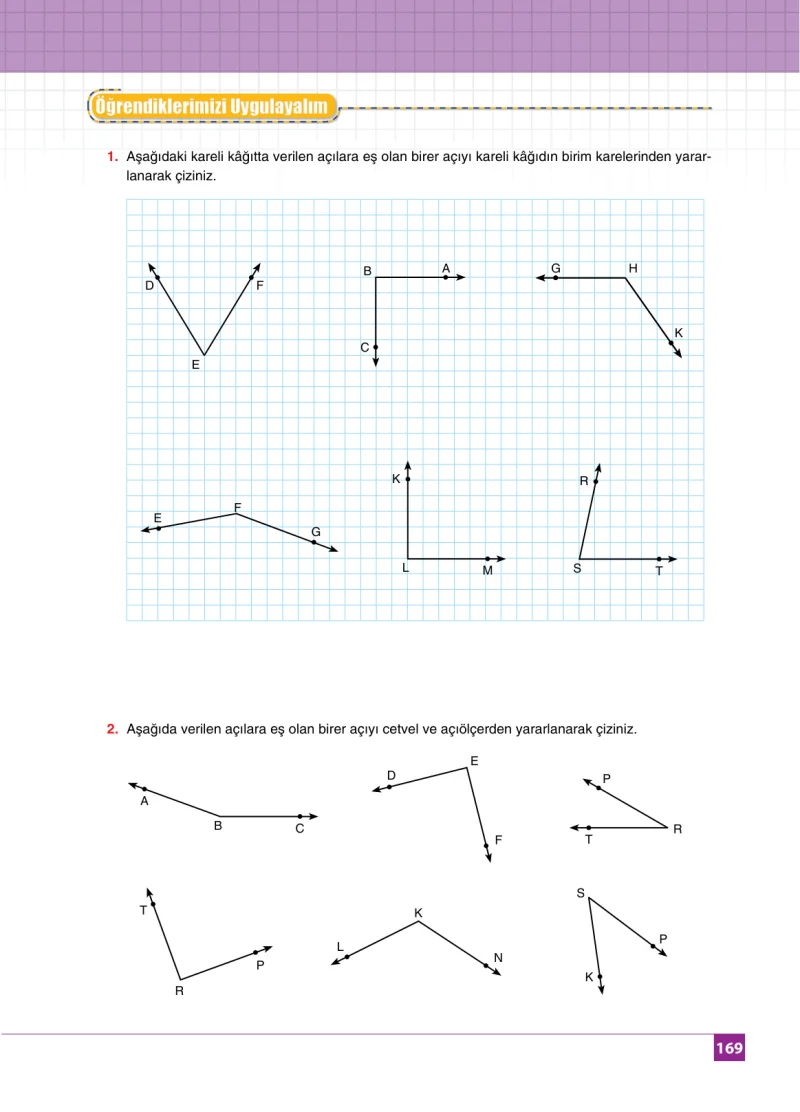 6. Sınıf Matematik Ders Kitabı Cevapları Koza Yayınları Sayfa 169
