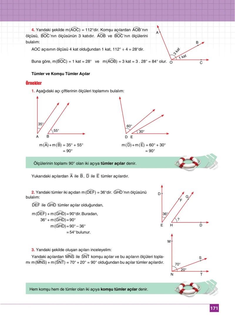 6. Sınıf Matematik Ders Kitabı Cevapları Koza Yayınları Sayfa 171