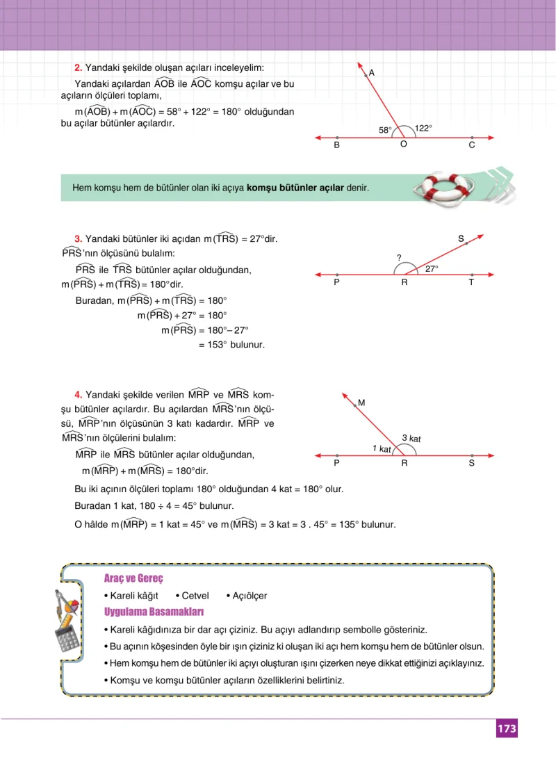6. Sınıf Matematik Ders Kitabı Cevapları Koza Yayınları Sayfa 173