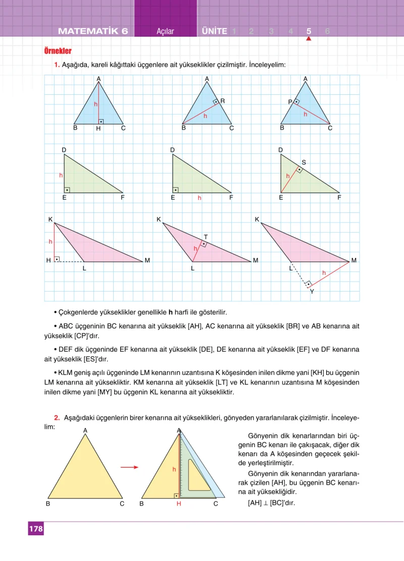 6. Sınıf Matematik Ders Kitabı Cevapları Koza Yayınları Sayfa 178