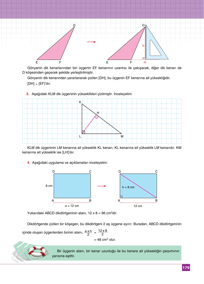 6. Sınıf Matematik Ders Kitabı Cevapları Koza Yayınları Sayfa 179