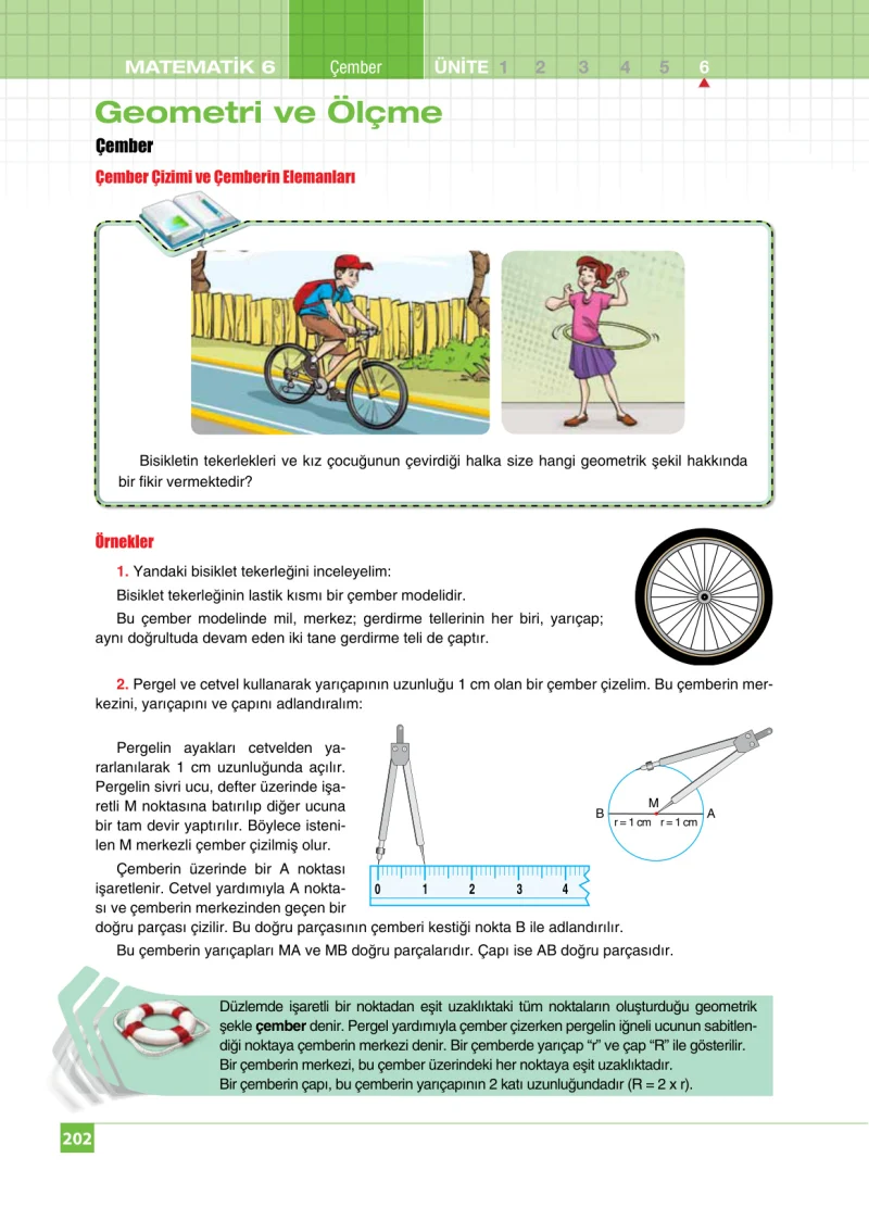 6. Sınıf Matematik Ders Kitabı Cevapları Koza Yayınları Sayfa 202