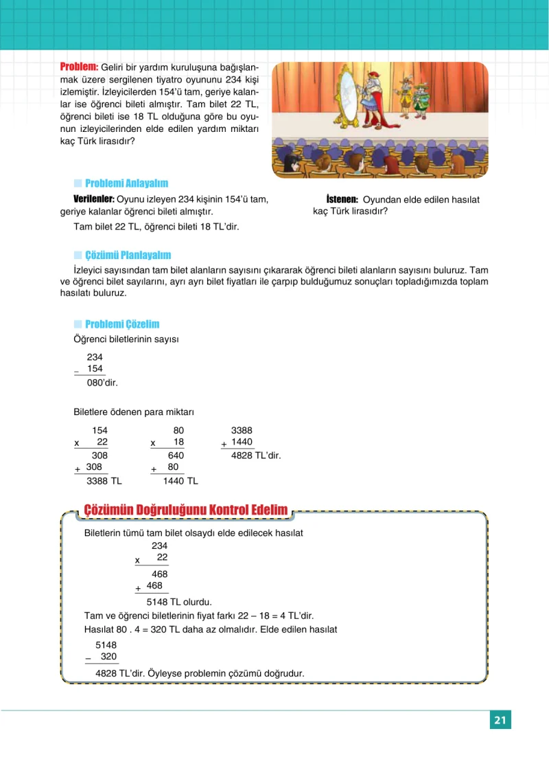 6. Sınıf Matematik Ders Kitabı Cevapları Koza Yayınları Sayfa 21