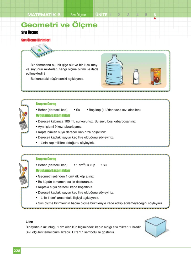 6. Sınıf Matematik Ders Kitabı Cevapları Koza Yayınları Sayfa 228