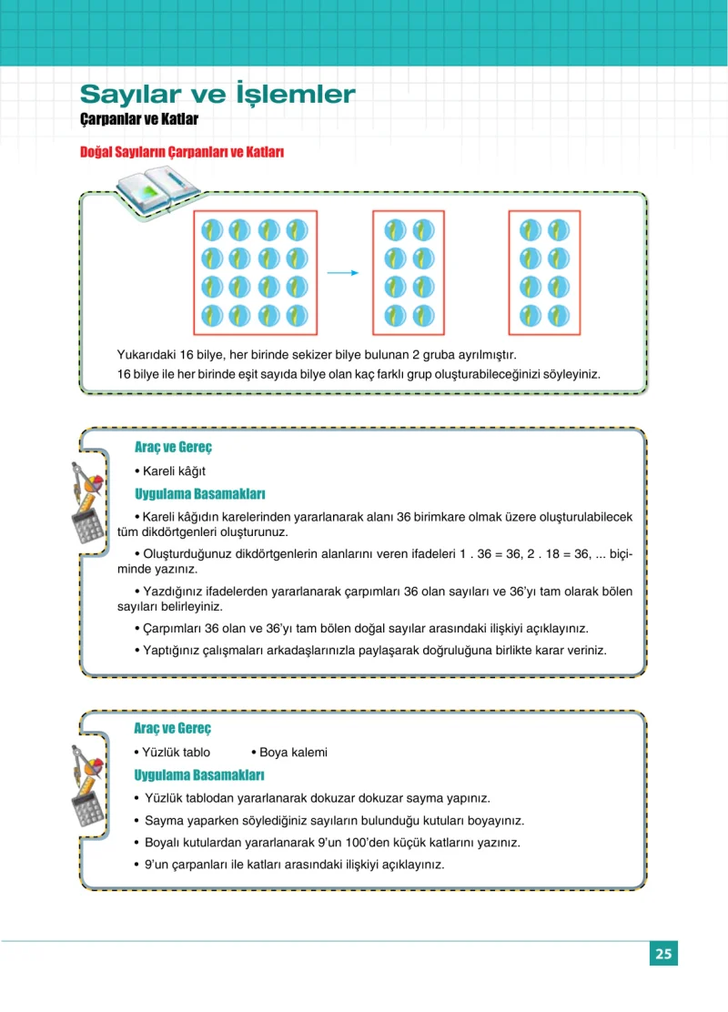6. Sınıf Matematik Ders Kitabı Cevapları Koza Yayınları Sayfa 25