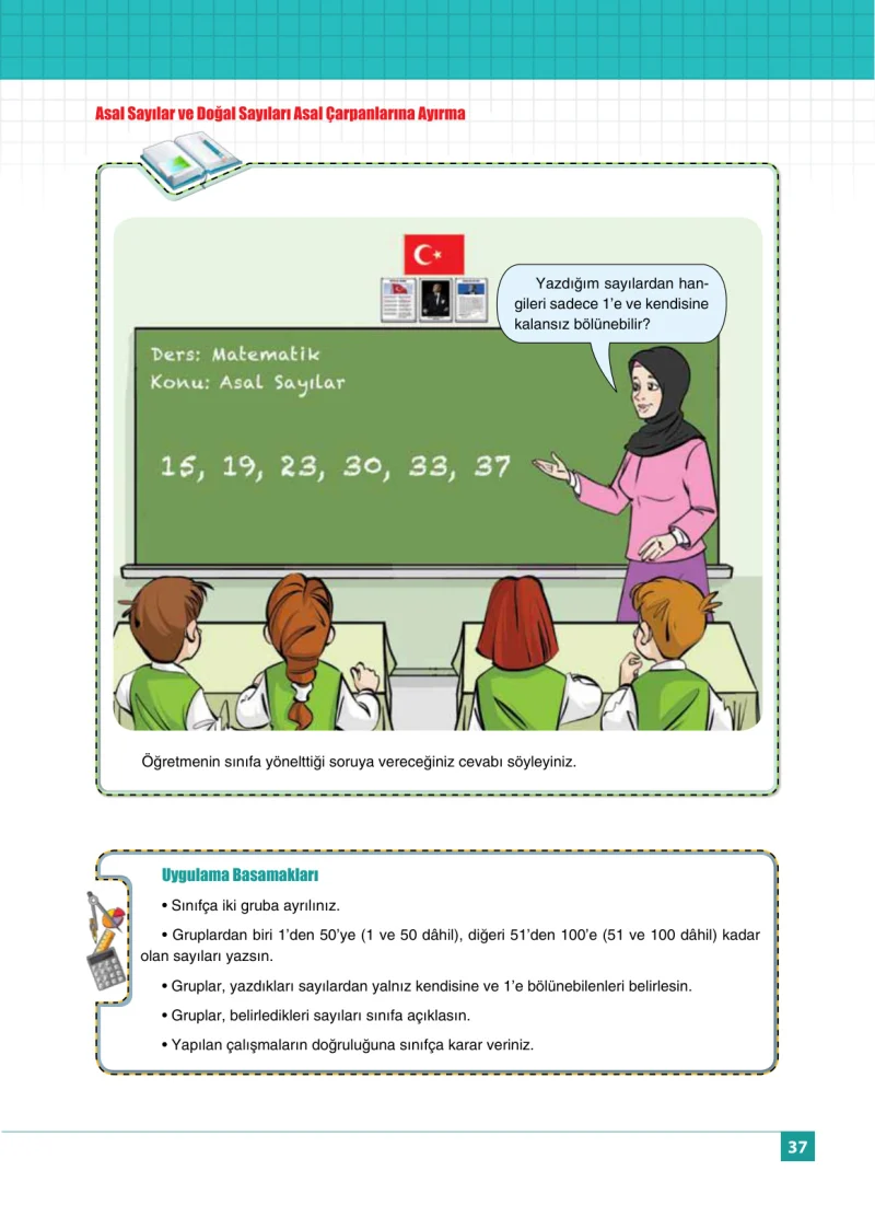 6. Sınıf Matematik Ders Kitabı Cevapları Koza Yayınları Sayfa 37
