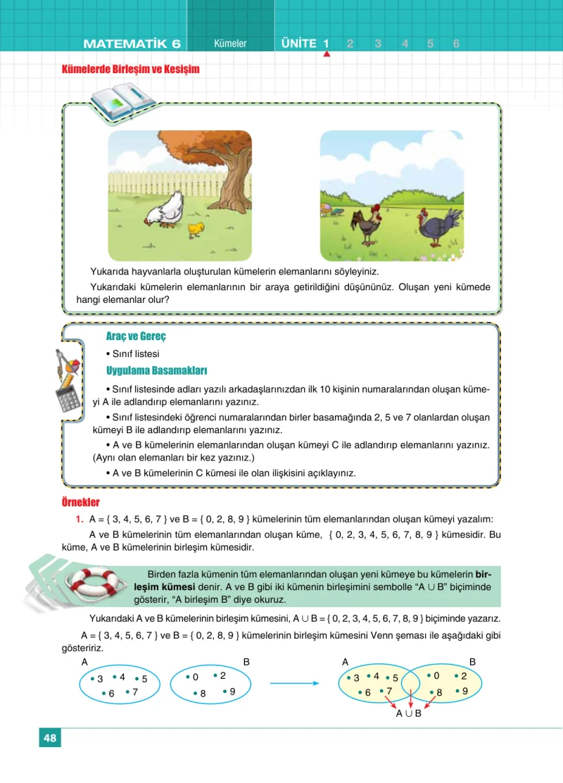 6. Sınıf Matematik Ders Kitabı Cevapları Koza Yayınları Sayfa 48