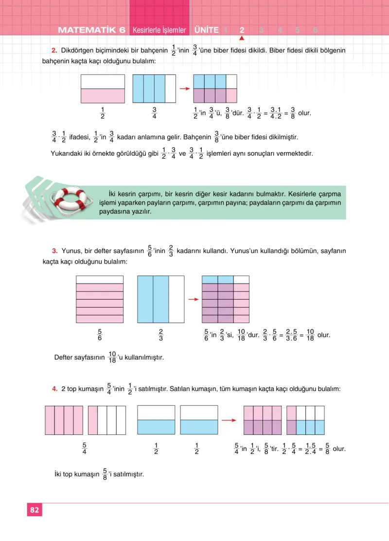 6. Sınıf Matematik Ders Kitabı Cevapları Koza Yayınları Sayfa 82