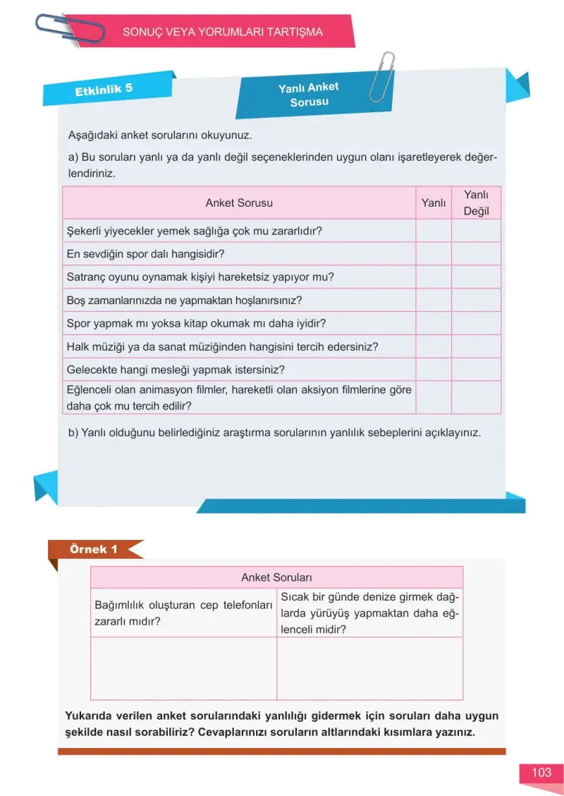 6. Sınıf Matematik Ders Kitabı Cevapları Meb Yayınları 1 Sayfa 103