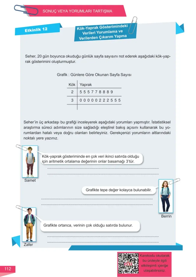 6. Sınıf Matematik Ders Kitabı Cevapları Meb Yayınları 1 Sayfa 112
