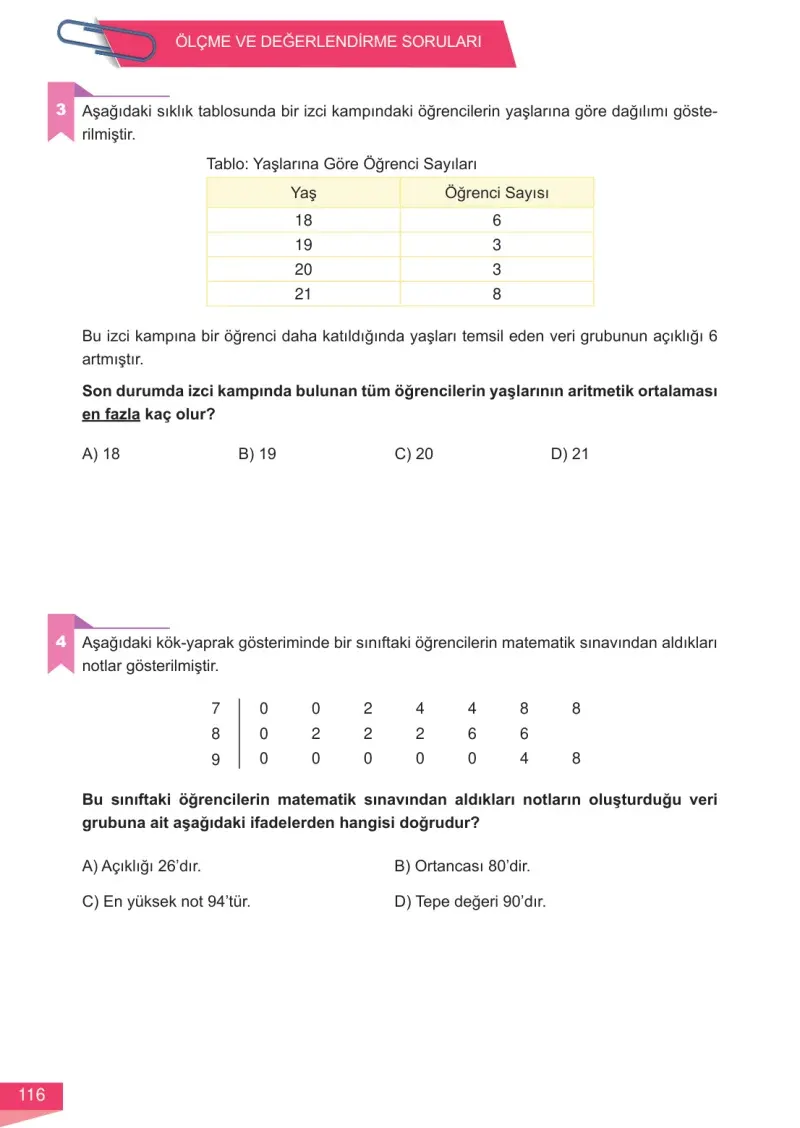 6. Sınıf Matematik Ders Kitabı Cevapları Meb Yayınları 1 Sayfa 116