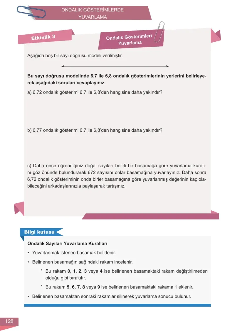 6. Sınıf Matematik Ders Kitabı Cevapları Meb Yayınları 1 Sayfa 128
