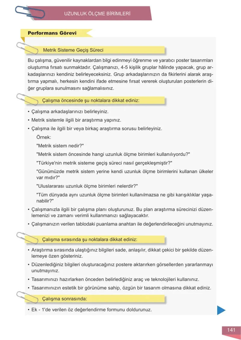 6. Sınıf Matematik Ders Kitabı Cevapları Meb Yayınları 1 Sayfa 141