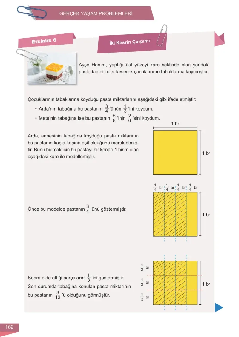 6. Sınıf Matematik Ders Kitabı Cevapları Meb Yayınları 1 Sayfa 162