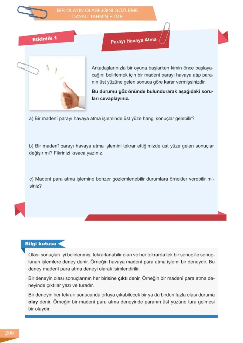 6. Sınıf Matematik Ders Kitabı Cevapları Meb Yayınları 1 Sayfa 200