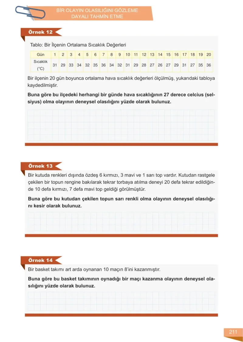 6. Sınıf Matematik Ders Kitabı Cevapları Meb Yayınları 1 Sayfa 211