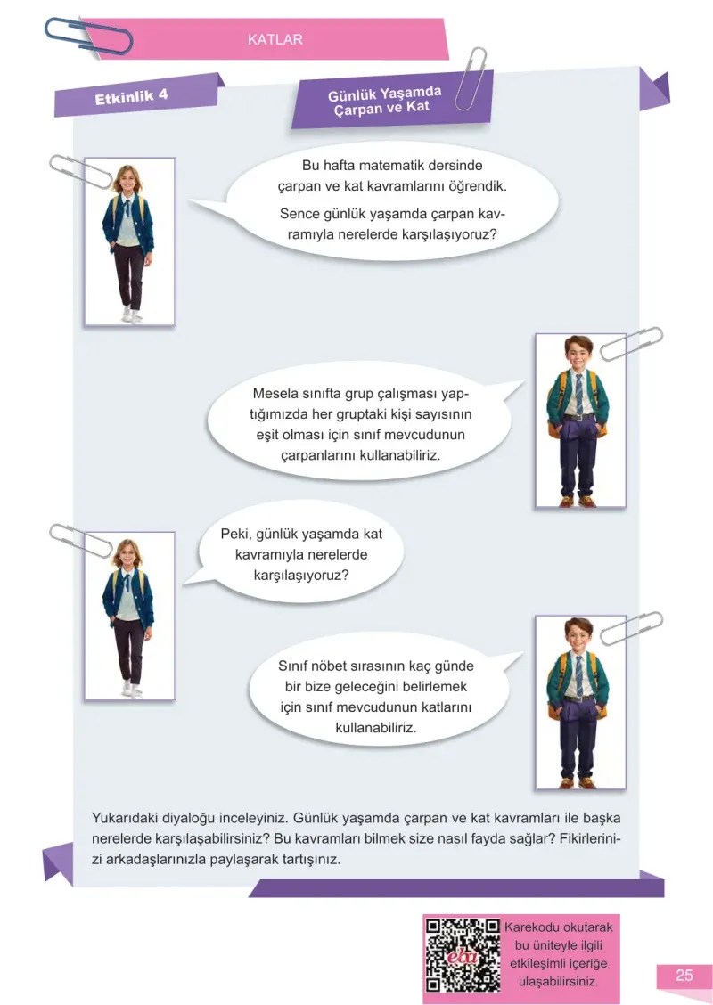 6. Sınıf Matematik Ders Kitabı Cevapları Meb Yayınları 1 Sayfa 25