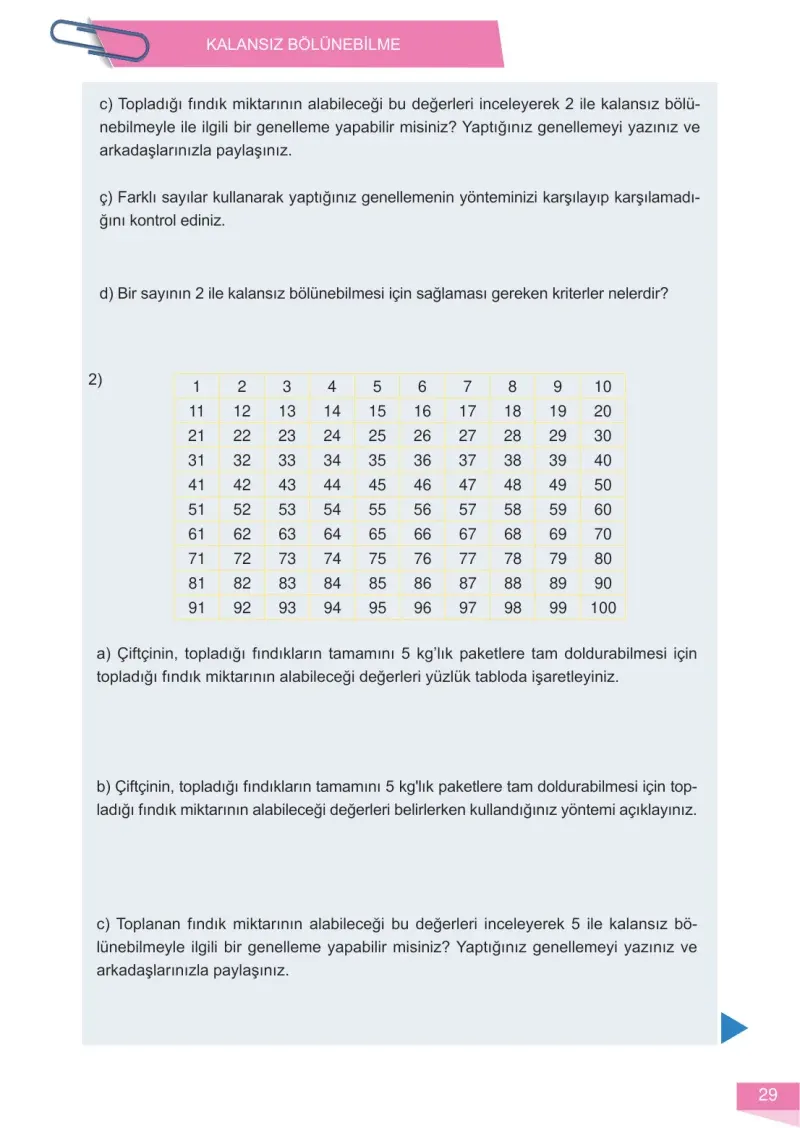 6. Sınıf Matematik Ders Kitabı Cevapları Meb Yayınları 1 Sayfa 29