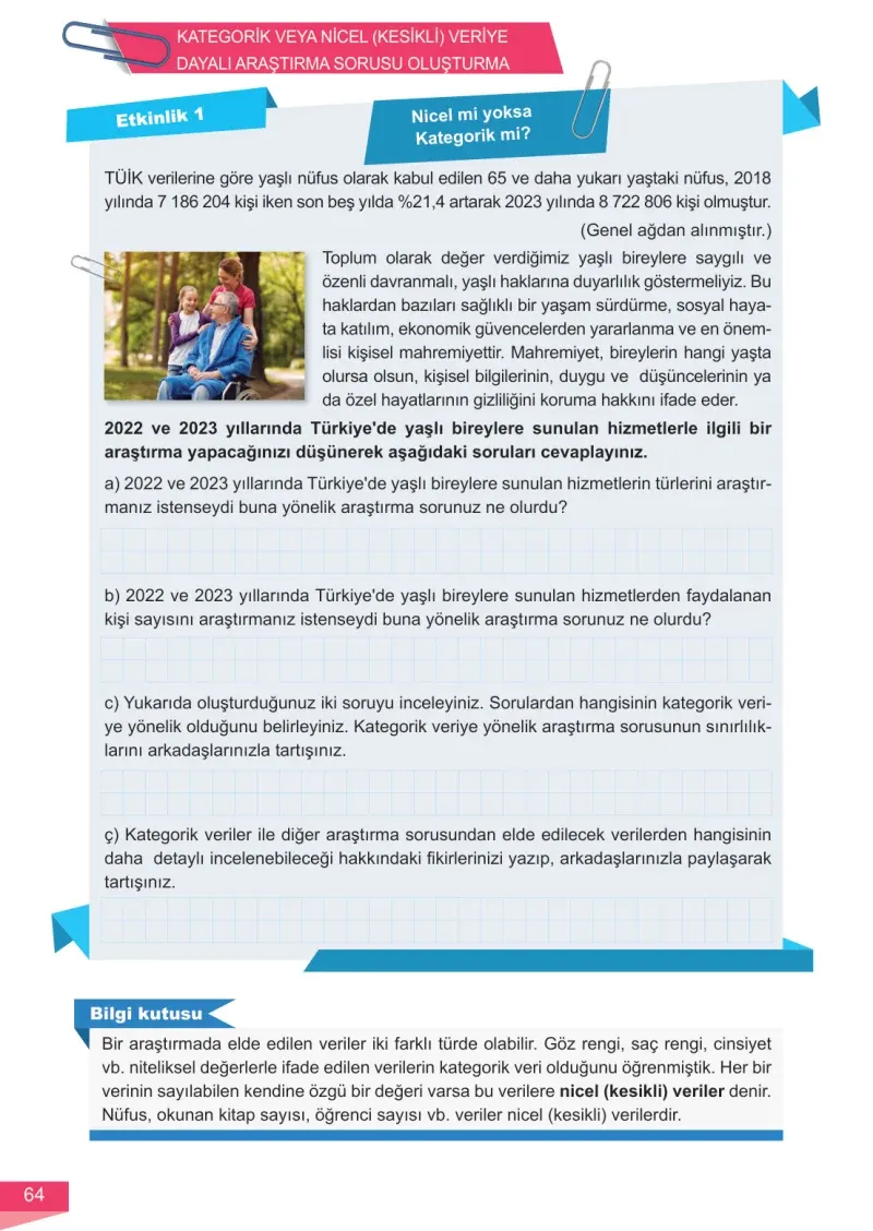 6. Sınıf Matematik Ders Kitabı Cevapları Meb Yayınları 1 Sayfa 64