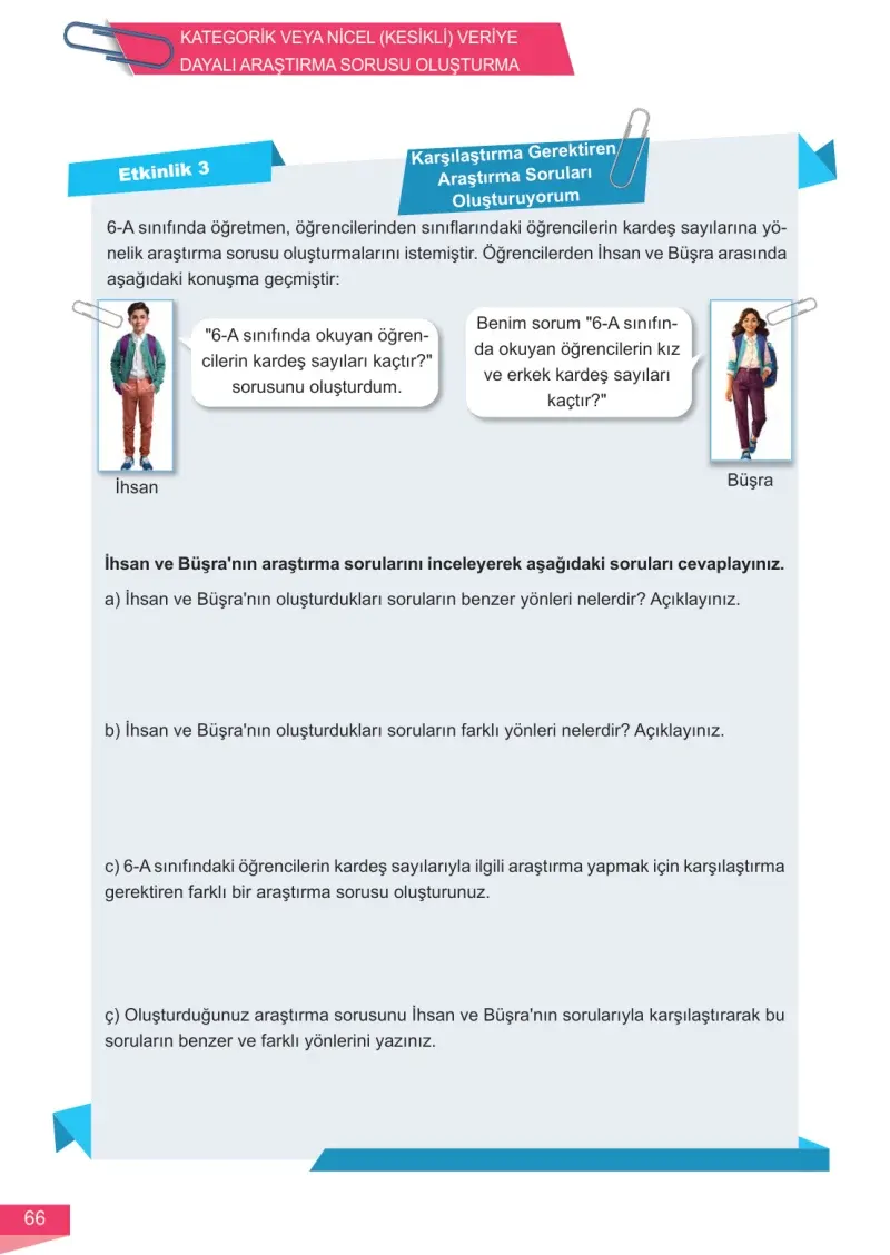 6. Sınıf Matematik Ders Kitabı Cevapları Meb Yayınları 1 Sayfa 66