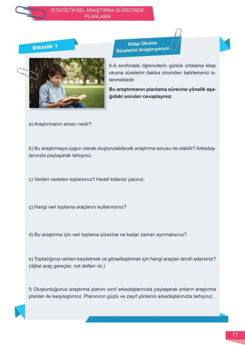 6. Sınıf Matematik Ders Kitabı Cevapları Meb Yayınları 1 Sayfa 71