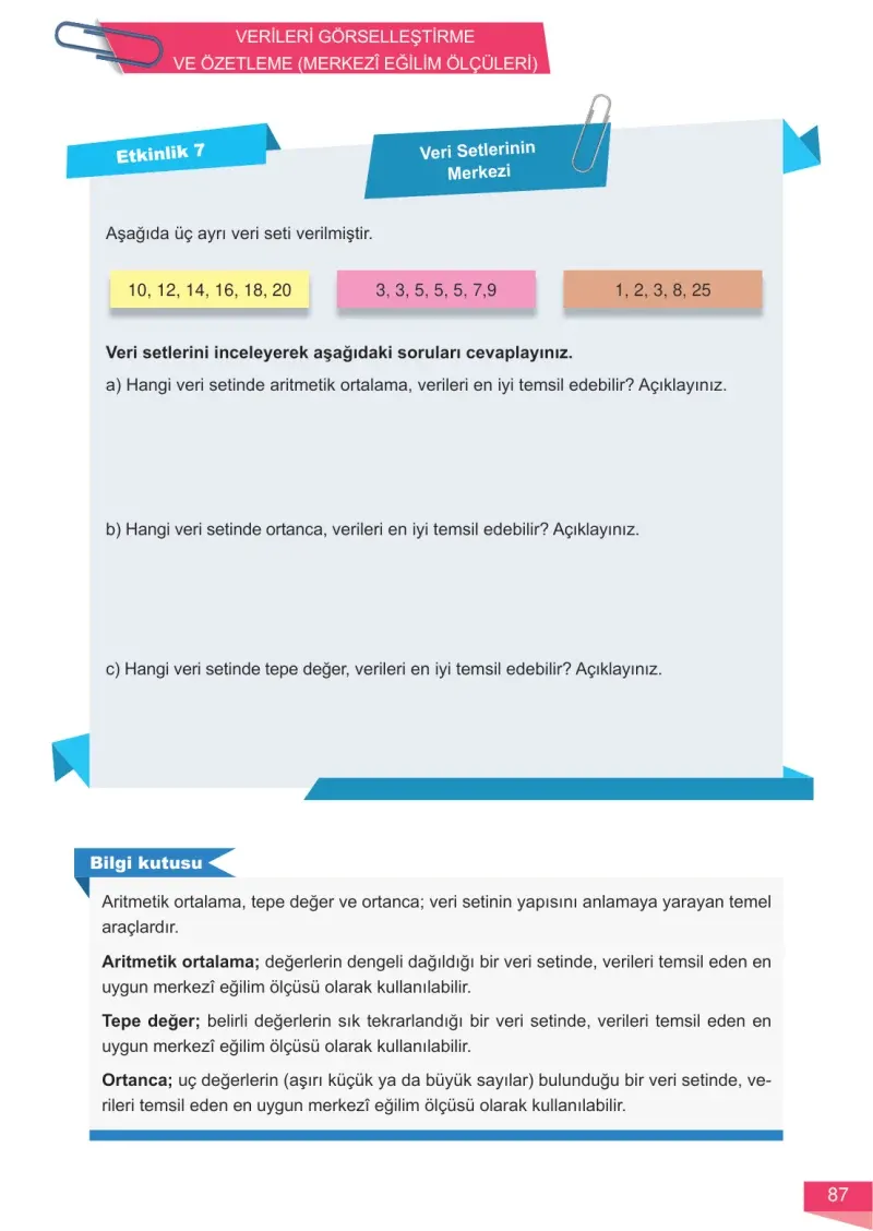 6. Sınıf Matematik Ders Kitabı Cevapları Meb Yayınları 1 Sayfa 87