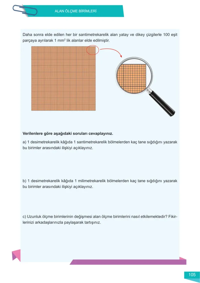 6. Sınıf Matematik Ders Kitabı Cevapları Meb Yayınları 2 Sayfa 105