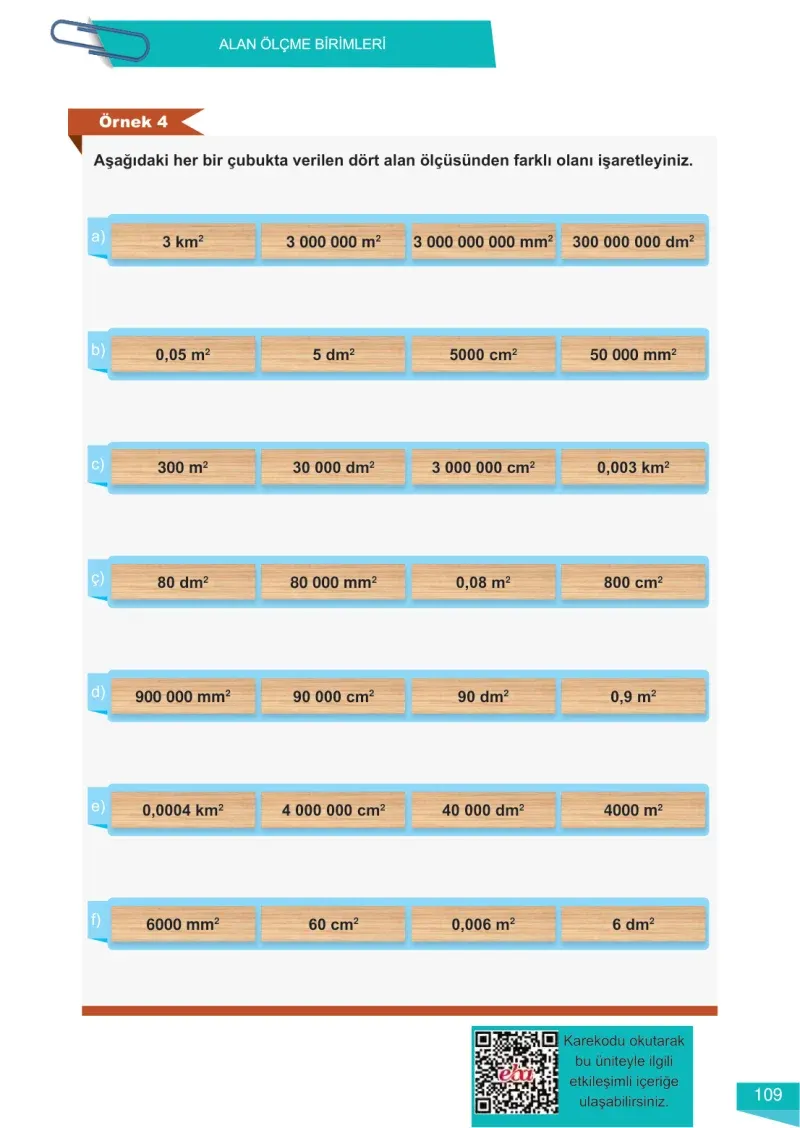 6. Sınıf Matematik Ders Kitabı Cevapları Meb Yayınları 2 Sayfa 109