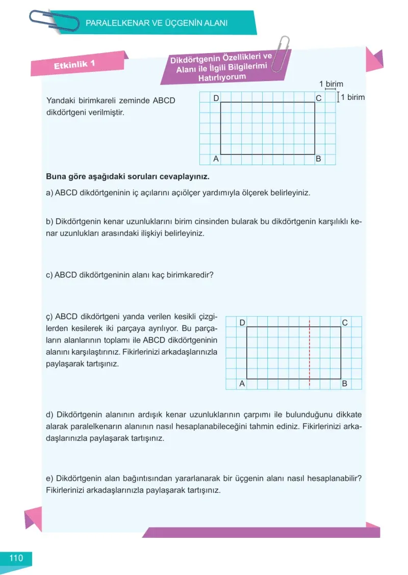 6. Sınıf Matematik Ders Kitabı Cevapları Meb Yayınları 2 Sayfa 110