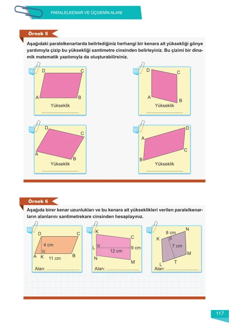 6. Sınıf Matematik Ders Kitabı Cevapları Meb Yayınları 2 Sayfa 117