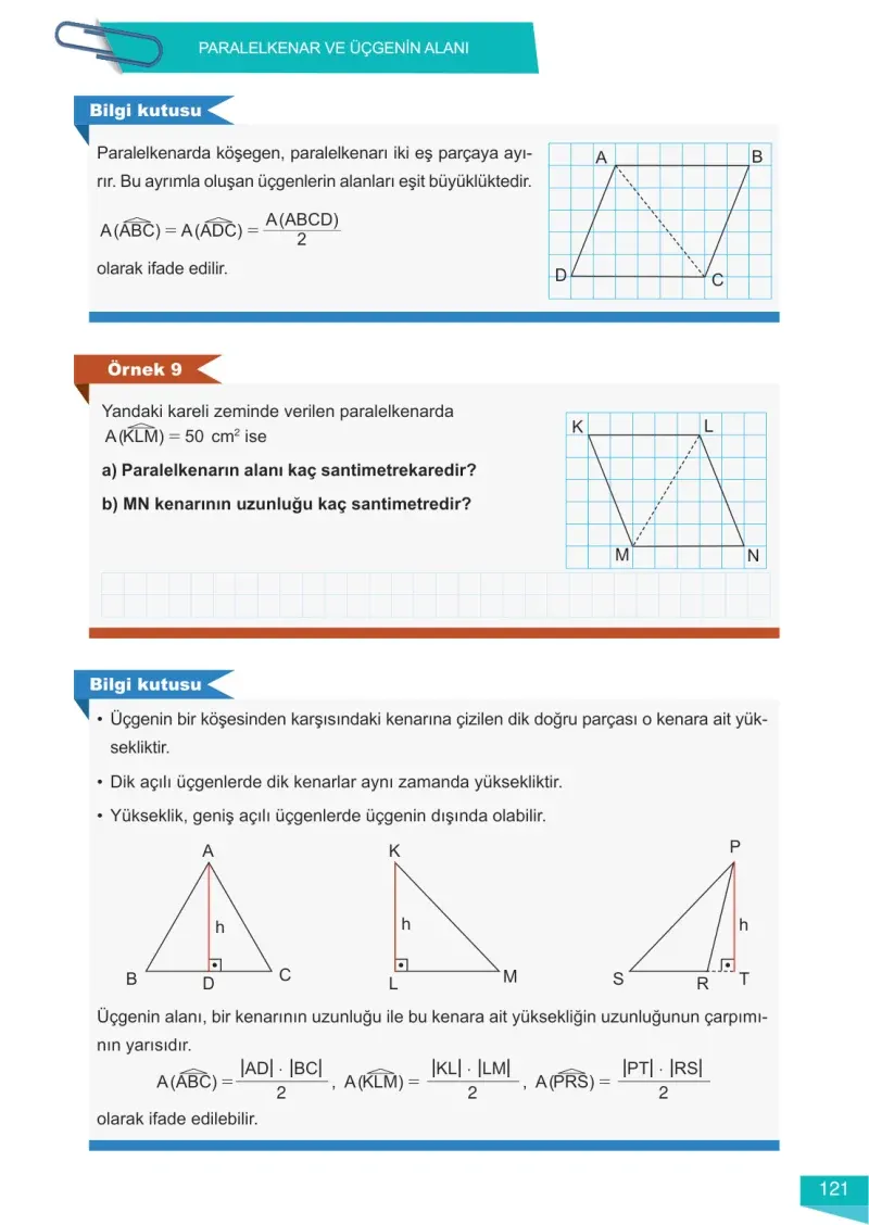 6. Sınıf Matematik Ders Kitabı Cevapları Meb Yayınları 2 Sayfa 121
