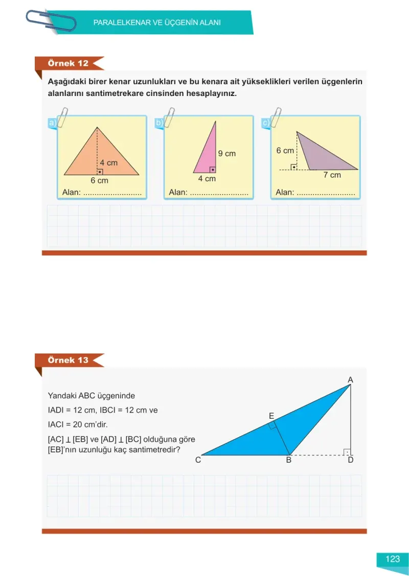 6. Sınıf Matematik Ders Kitabı Cevapları Meb Yayınları 2 Sayfa 123