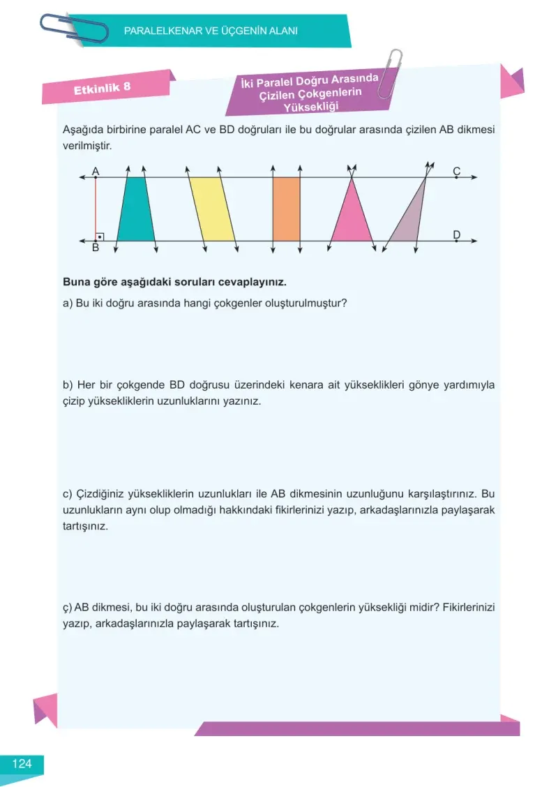 6. Sınıf Matematik Ders Kitabı Cevapları Meb Yayınları 2 Sayfa 124