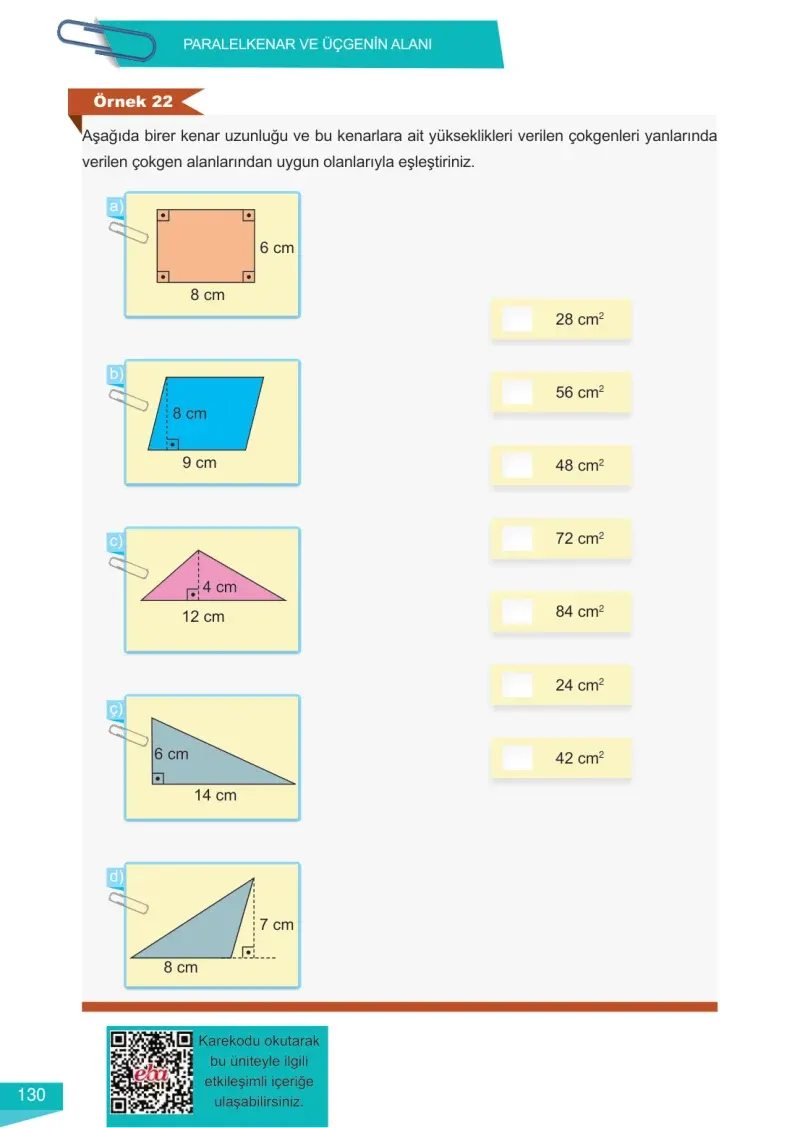 6. Sınıf Matematik Ders Kitabı Cevapları Meb Yayınları 2 Sayfa 130