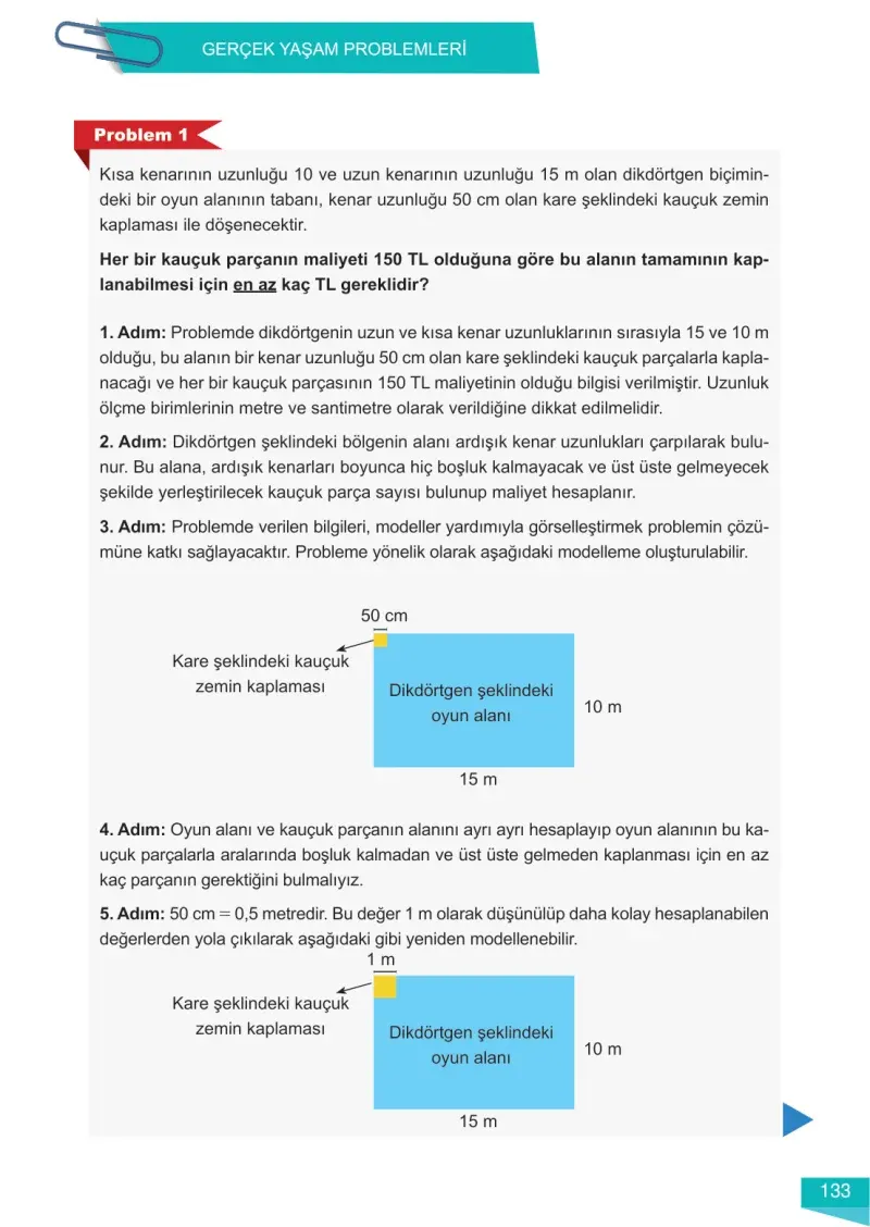 6. Sınıf Matematik Ders Kitabı Cevapları Meb Yayınları 2 Sayfa 133