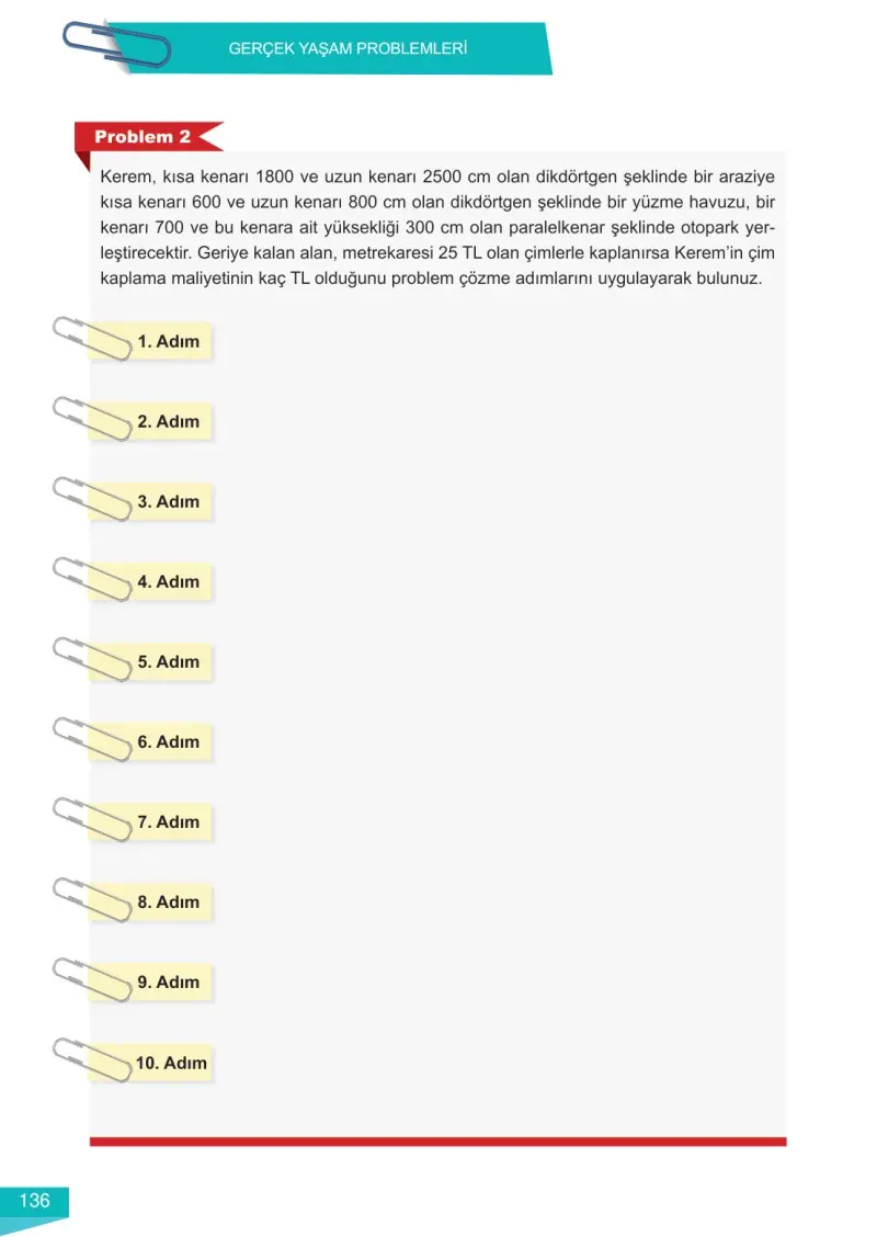 6. Sınıf Matematik Ders Kitabı Cevapları Meb Yayınları 2 Sayfa 136