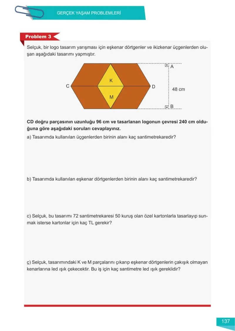 6. Sınıf Matematik Ders Kitabı Cevapları Meb Yayınları 2 Sayfa 137