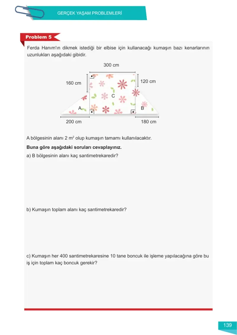 6. Sınıf Matematik Ders Kitabı Cevapları Meb Yayınları 2 Sayfa 139