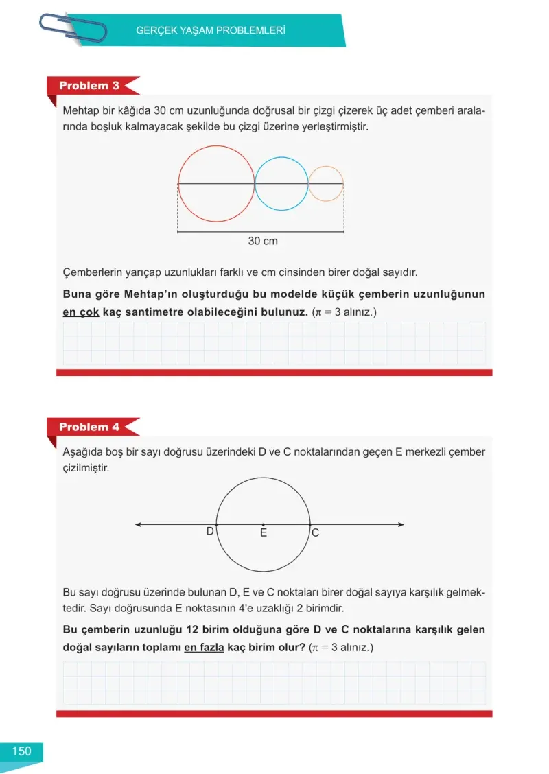 6. Sınıf Matematik Ders Kitabı Cevapları Meb Yayınları 2 Sayfa 150
