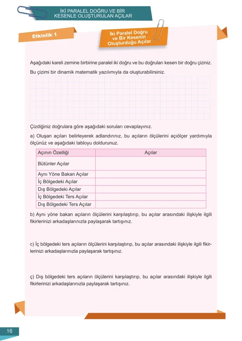6. Sınıf Matematik Ders Kitabı Cevapları Meb Yayınları 2 Sayfa 16